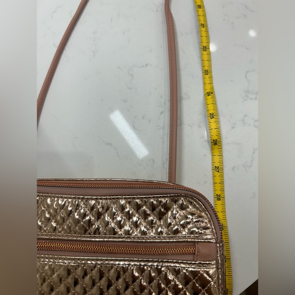 Vera Bradley Iconic RFID Little Crossbody - Rose Gold - Picture 13 of 15